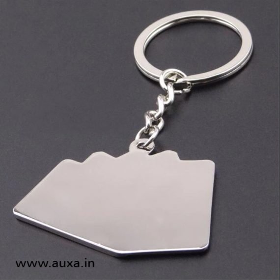 Steel Straight flush Keychain