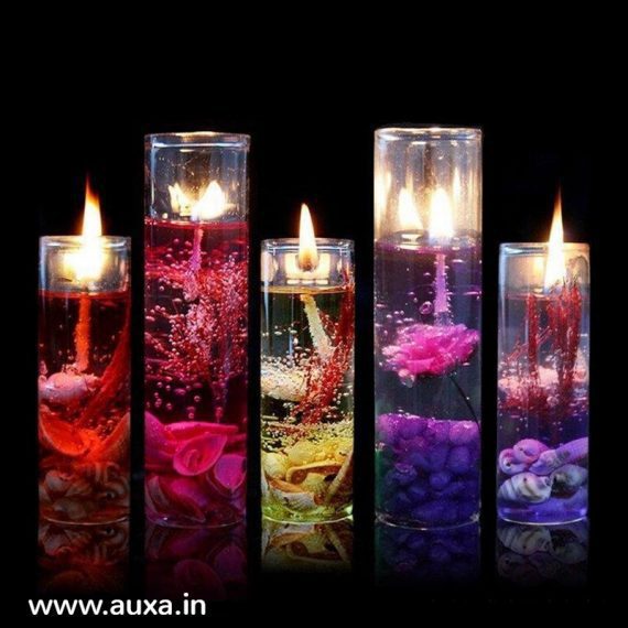 Transparent Gel Wax Candles