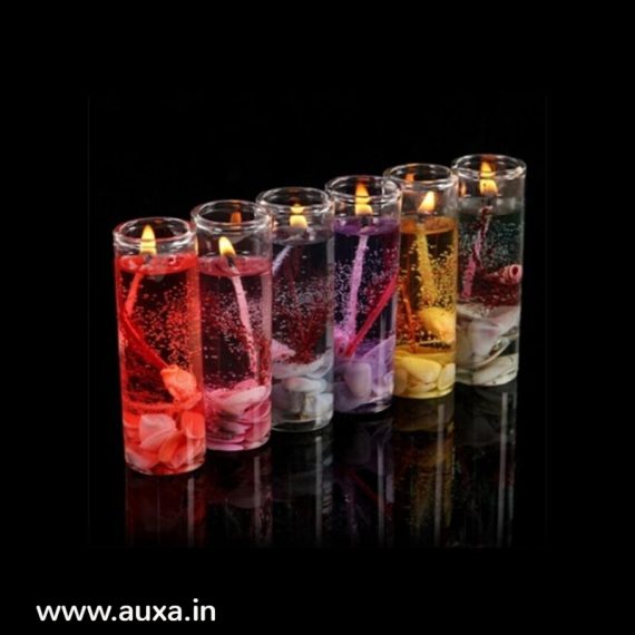 Transparent Gel Wax Candles