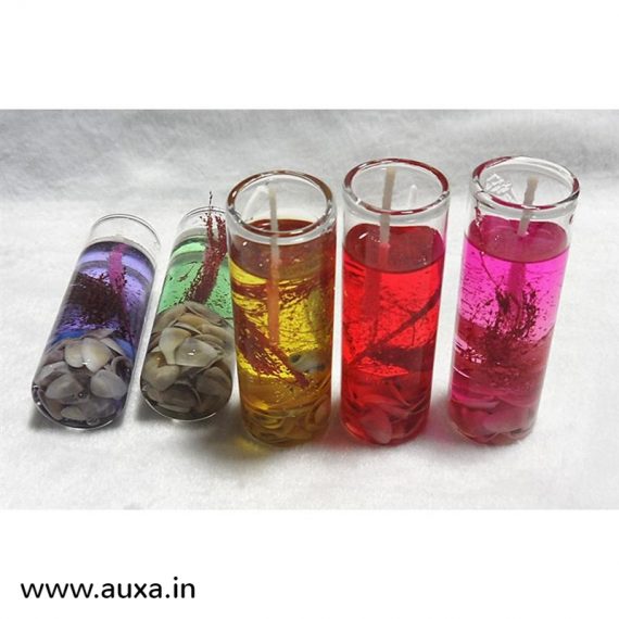 Transparent Gel Wax Candles