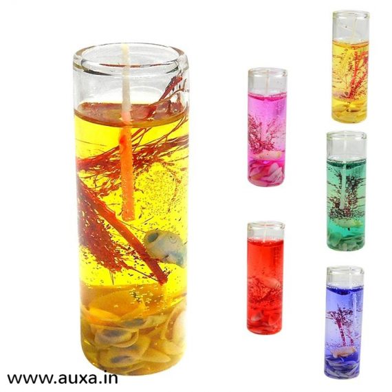 Transparent Gel Wax Candles