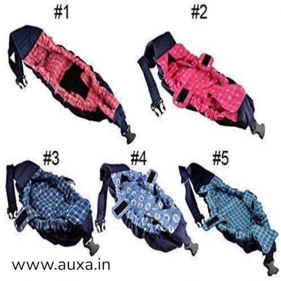 4-in-1 Polycotton Adjustable Baby Carrier Bag