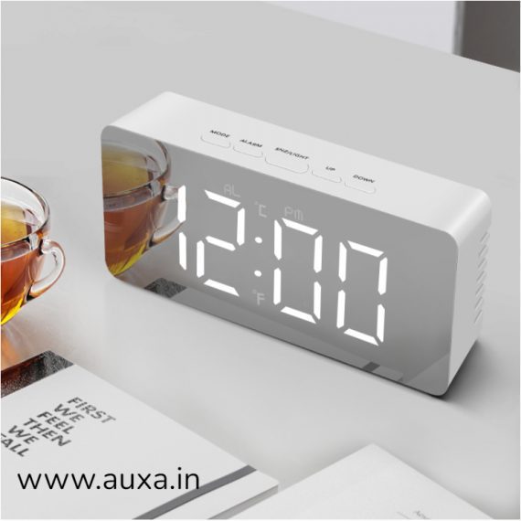 LED Mirror Digital Alarm Clock