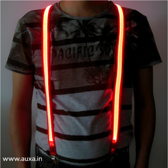 Flashing Led Party Suspenders