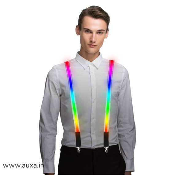 Flashing Led Party Suspenders