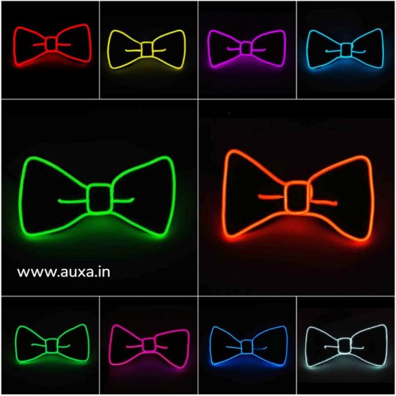 Flashing Led Party Bow Tie