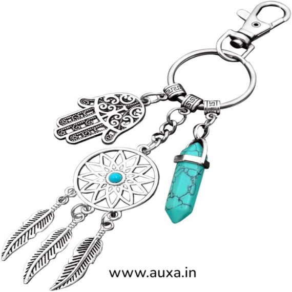 Dream catcher Evil eye keychain