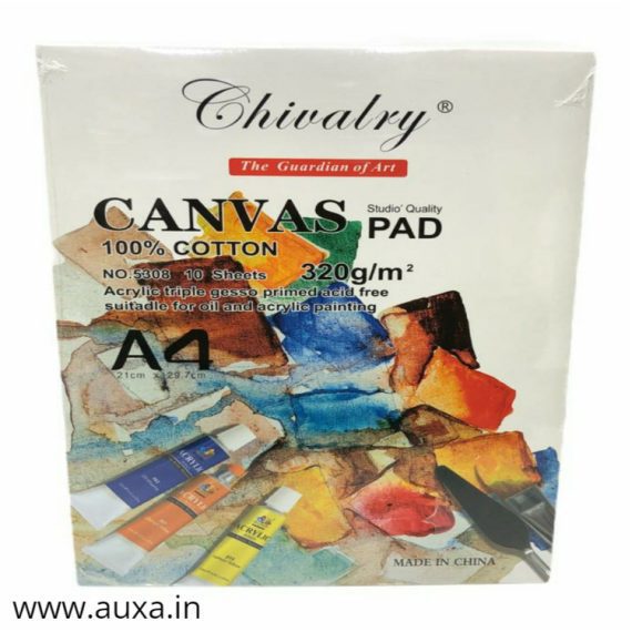 White Artist Canvas Pad