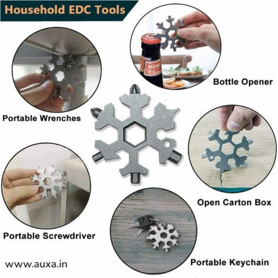 Multifunction Snowflake Wrench Toolkit