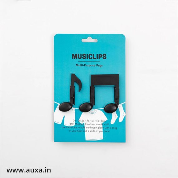 Musical Notes Shaped Clips