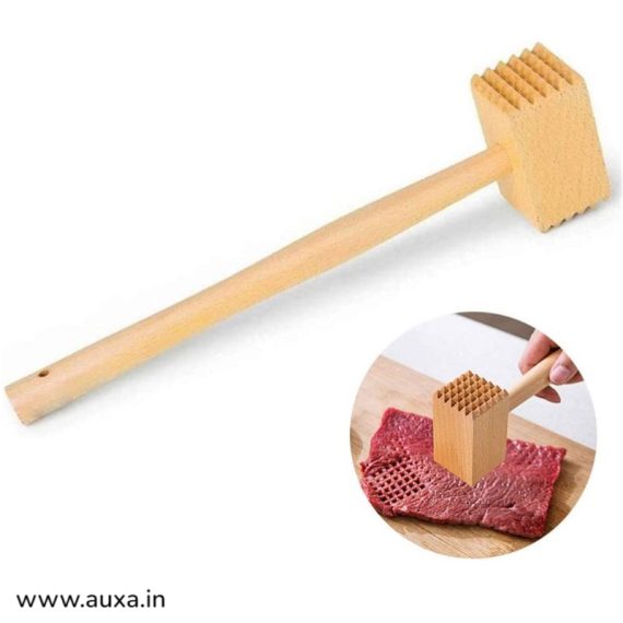 Wooden Meat Tenderizer Pounding Hammer