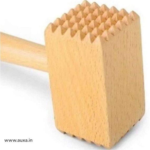 Wooden Meat Tenderizer Pounding Hammer