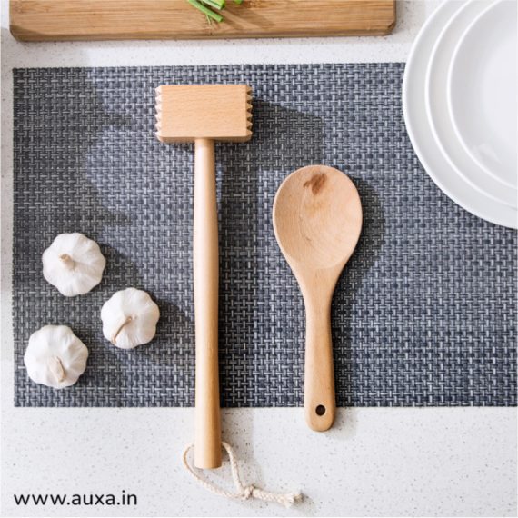 Wooden Meat Tenderizer Pounding Hammer