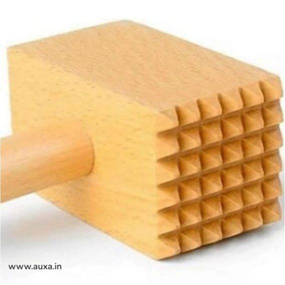 Wooden Meat Tenderizer Pounding Hammer