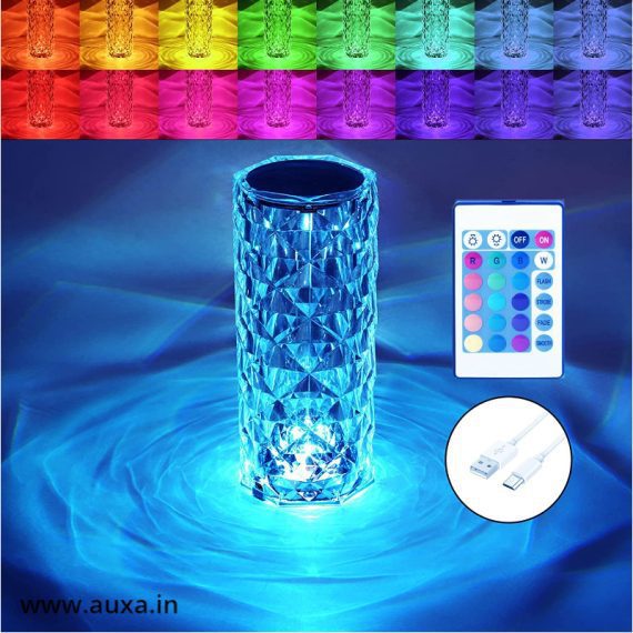 Crystal Rose Diamond Color  Changing  Led  Lights