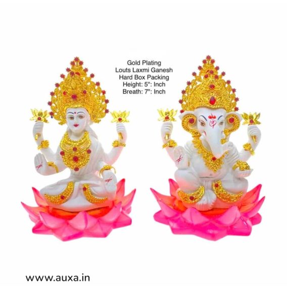 lotus laxmi Ganesh pair Idol