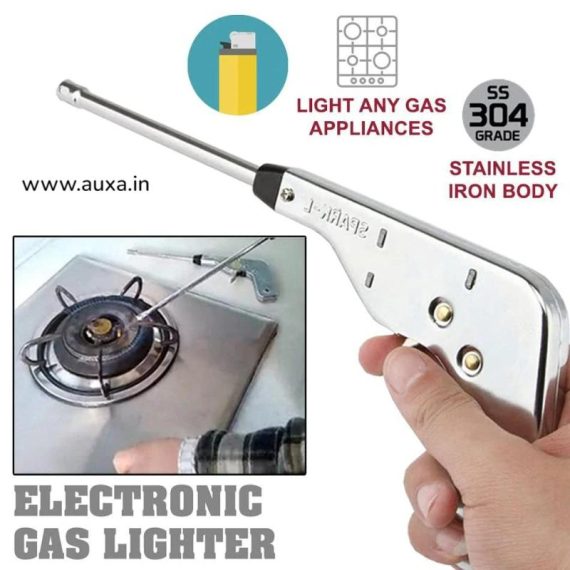 Stainless Steel Electronic Gas Lighter