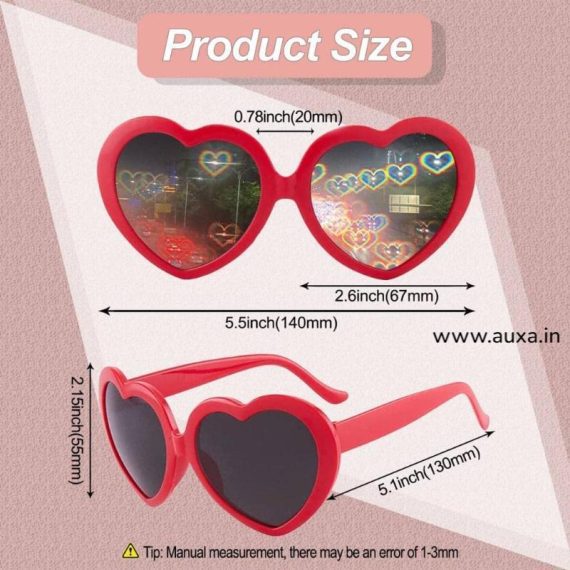 Heart Sunglasses for Festival Party