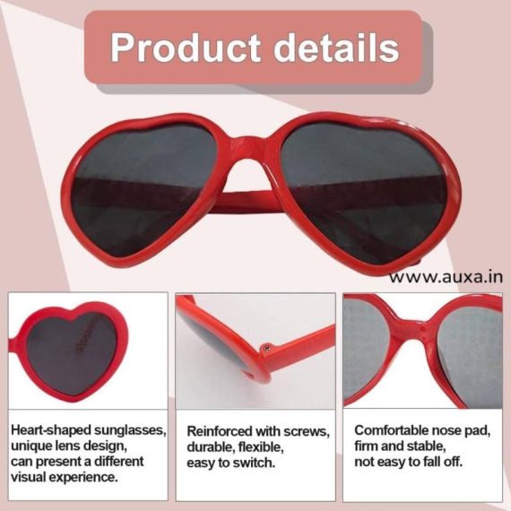 Heart Sunglasses for Festival Party