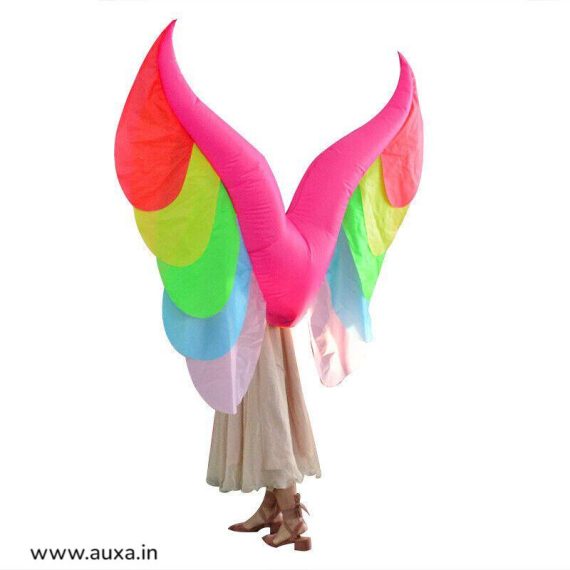 Inflatable Angel Rainbow Butterfly Wings