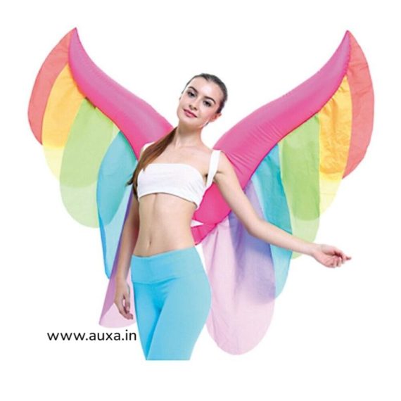 Inflatable Angel Rainbow Butterfly Wings