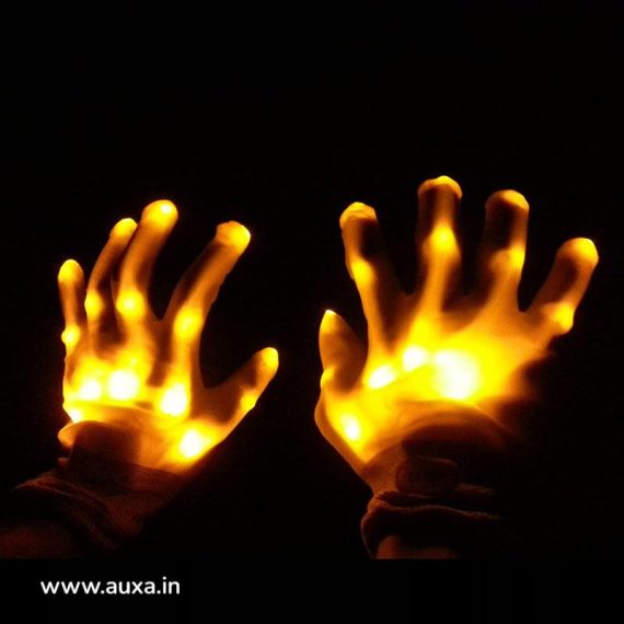 LED Halloween Neon Glowing Glove