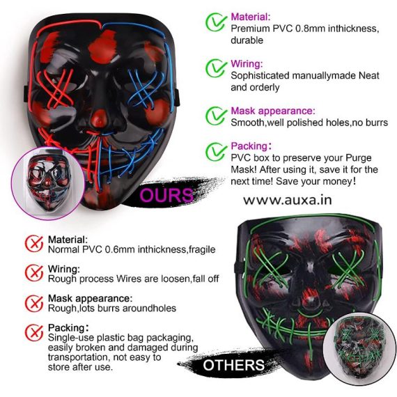 LED Light up Purge Mask