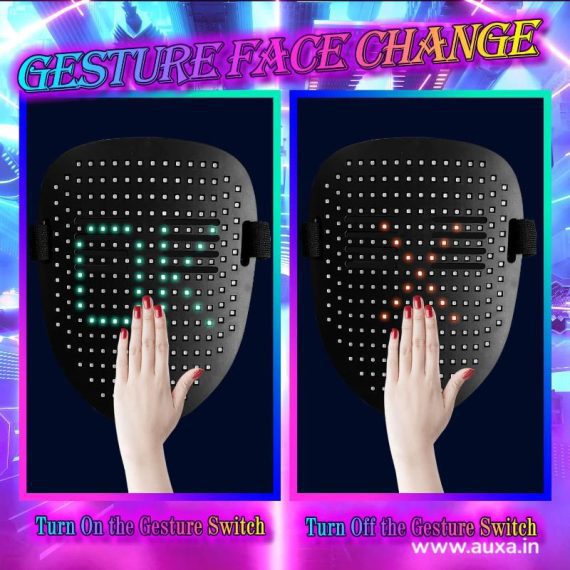 light up led mask