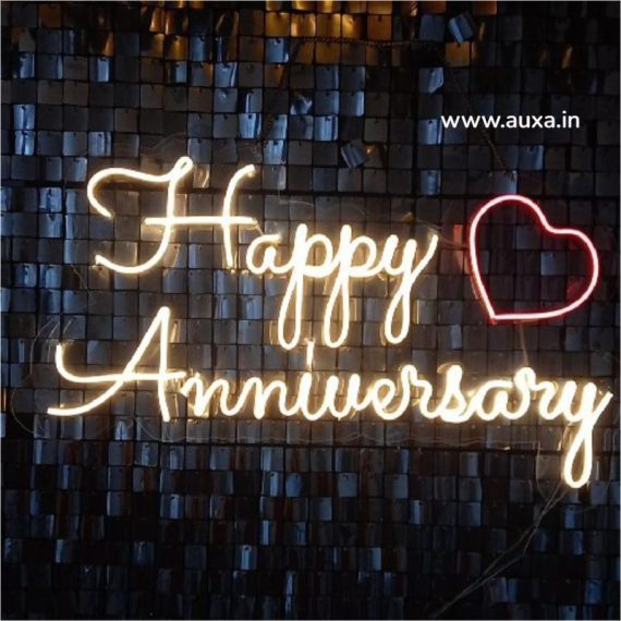 Happy Anniversary Neon Sign