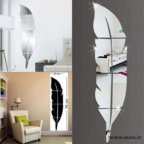 Adhesive mirror sticker