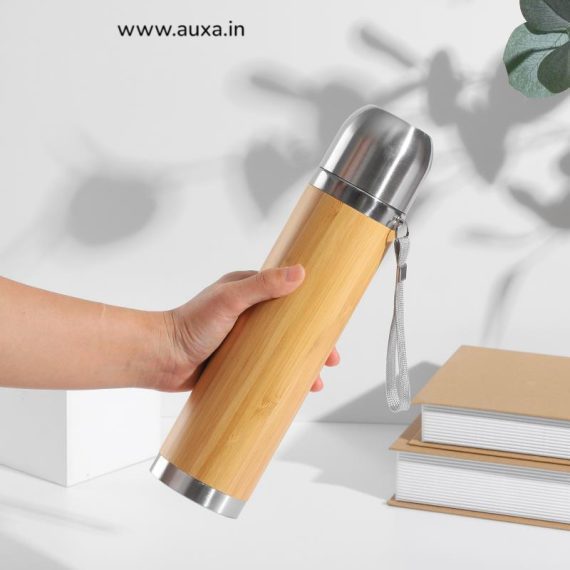 Creative Bamboo Thermos Bottle