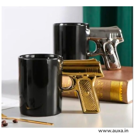 Golden Gun Ceramic Coffee Mug