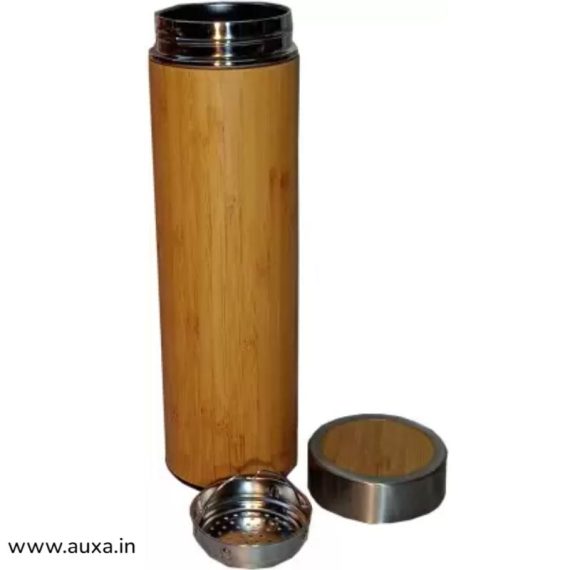 Travel Bamboo Vacuum Flask