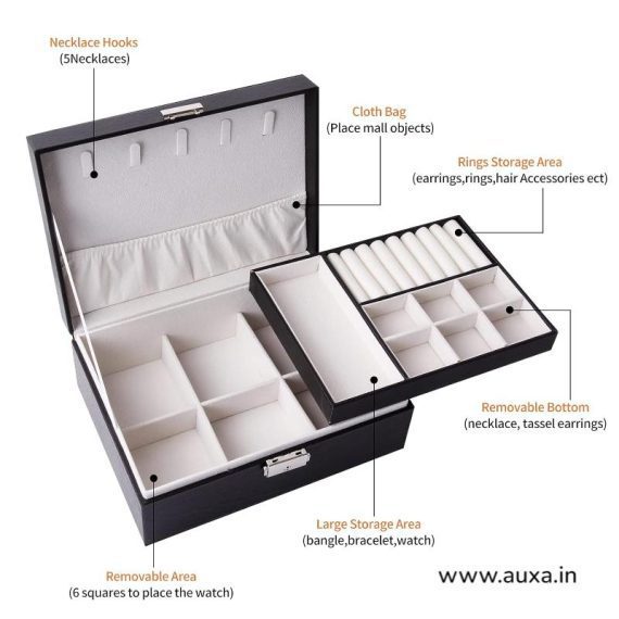 Double layer Jewelry Storage Case