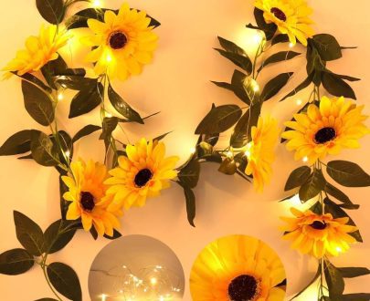 Artificial Sunflower String Lights