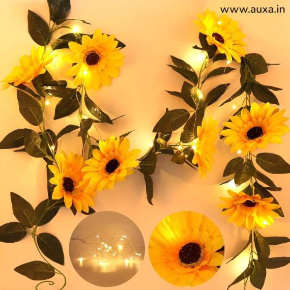 Artificial Sunflower String Lights