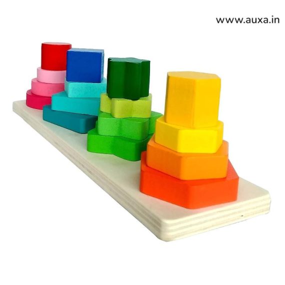 Wooden Sorting & Stacking Toy