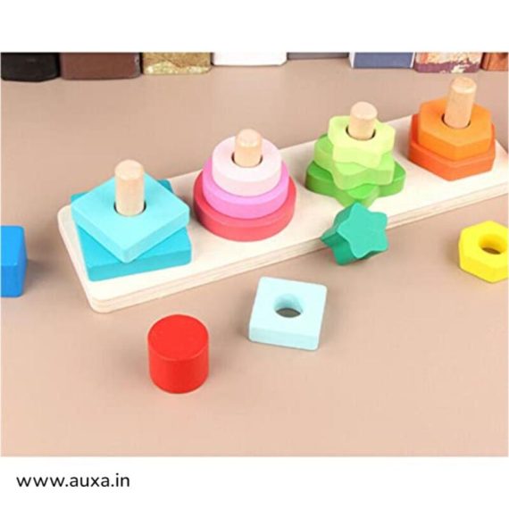 Wooden Sorting & Stacking Toy