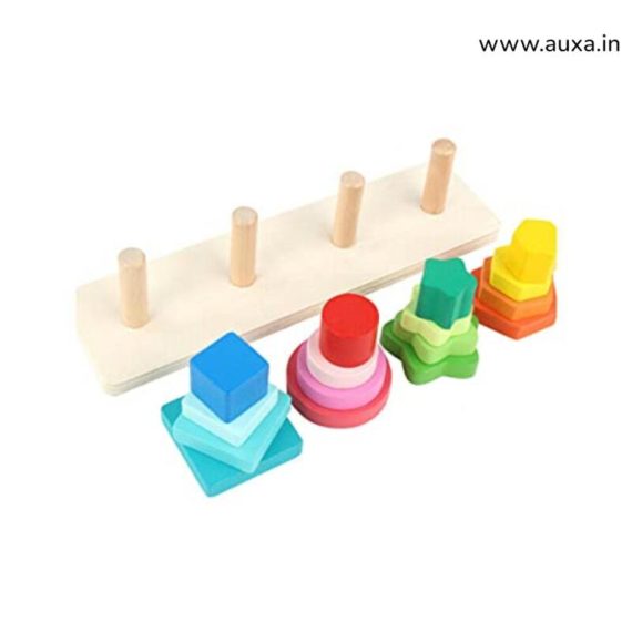 Wooden Sorting & Stacking Toy