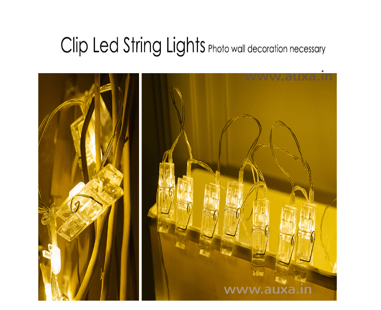 Led Photo Clips String Lights