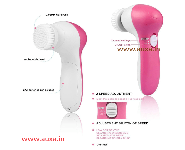 Buy Beauty Facial Massager Machine 5 In 1 Battery Operated 1pc Online