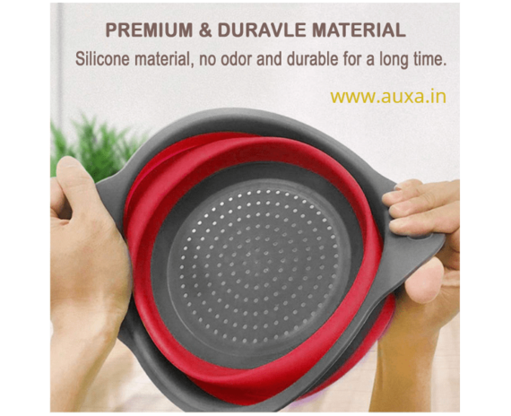 Round Silicone Collapsible Strainer