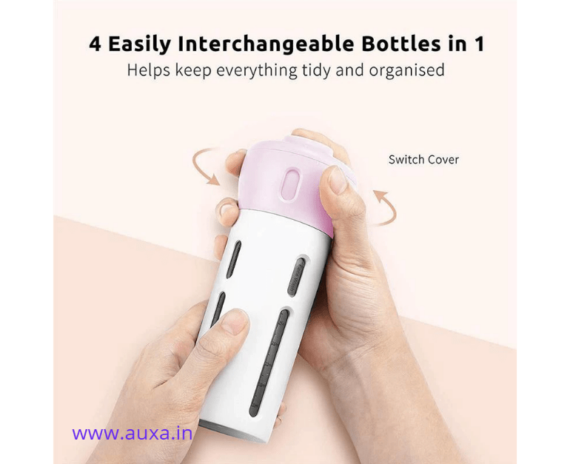 4-In-1 Travel Lotion Dispenser Bottle