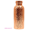 Hammered Copper Water Bottle 950ml