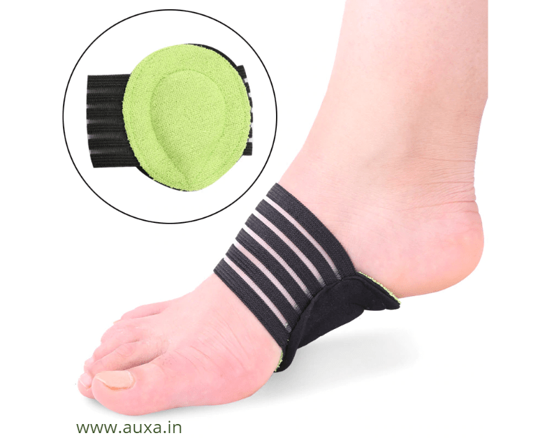 Foot Arch Support Brace Adjustable Padded Support Foot Relief Cushions  Cushioned