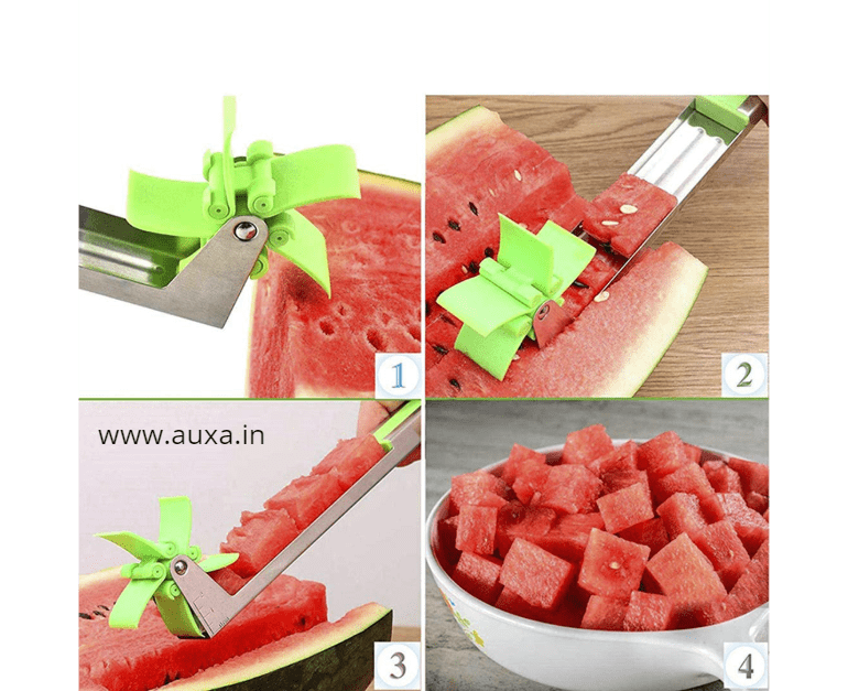 1pc, Quick and Safe Watermelon Cutter - Stainless Steel Cube Cutter for  Fruit Salad and Melon - Kitchen Gadget and Accessory for Easy Slicing and  Cutt