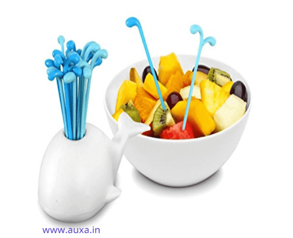 Whale Shaped Fruit Forks