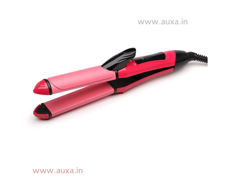 Buy Hair Straightener and Curler Professional Women & Men with Ceramic  Plate 1pc Online