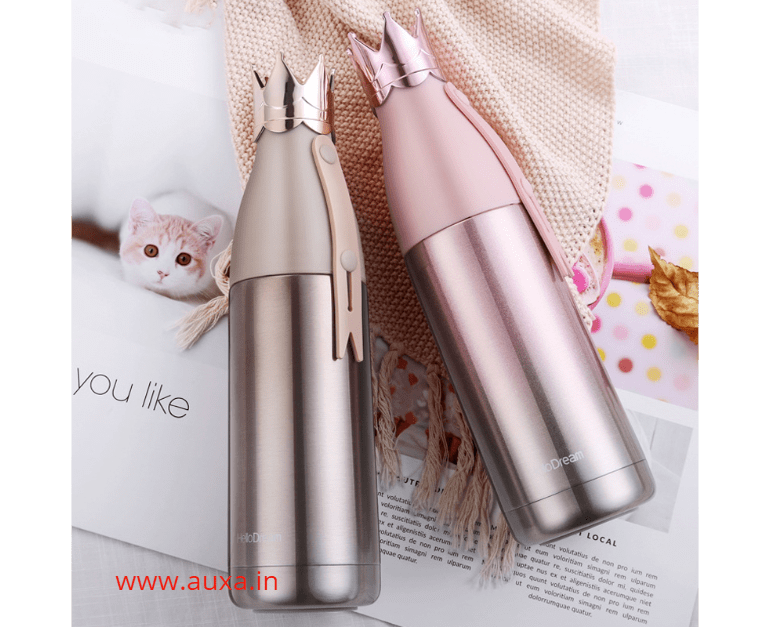 Buy Crown Insulated Vacuum Flask Steel Thermos Water Bottle 350ml