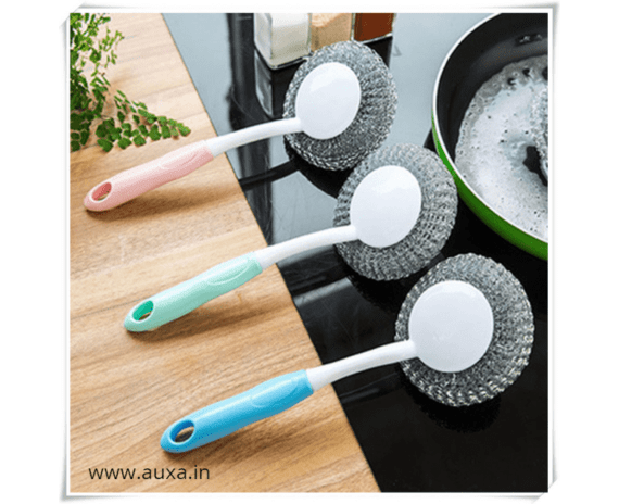 Long Handle Dishwashing Scrubber